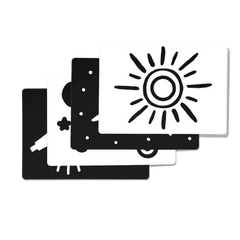 Complex Black and White Card Set