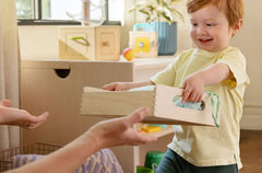 Montessori Wooden Trays & Felt Baskets